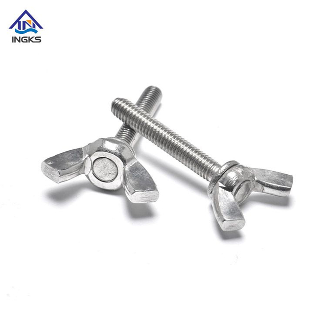 វីសដែកអ៊ីណុក 304 Wing Thumb Screws