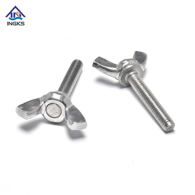 វីសដែកអ៊ីណុក 304 Wing Thumb Screws