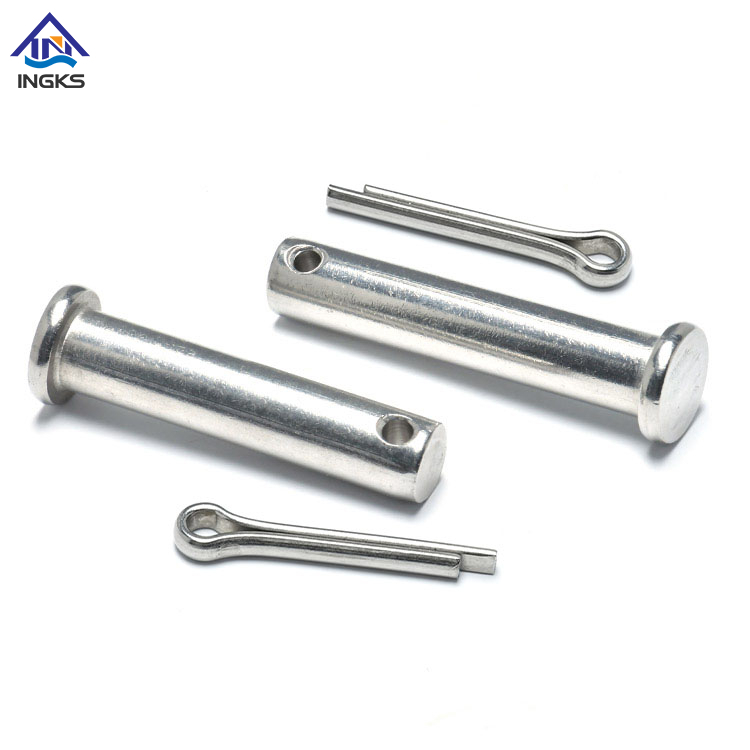 السلامة من الفولاذ المقاوم للصدأ سلامة مسطح رأس واحد دبابيس clevis