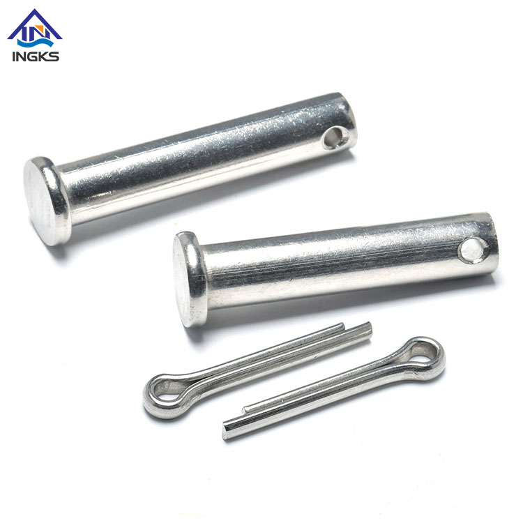 السلامة من الفولاذ المقاوم للصدأ سلامة مسطح رأس واحد دبابيس clevis