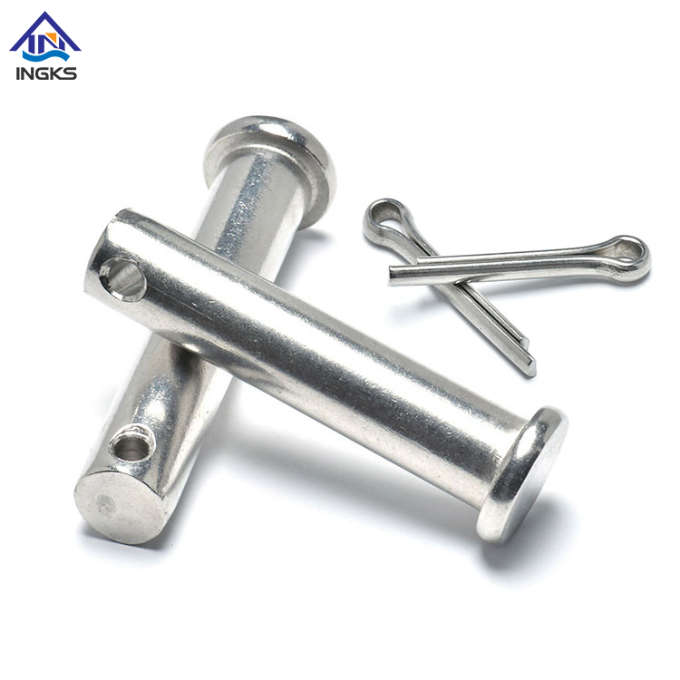 السلامة من الفولاذ المقاوم للصدأ سلامة مسطح رأس واحد دبابيس clevis