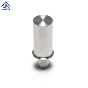 Unthreaded Flat Collared Spring Loaded Pin Plunger