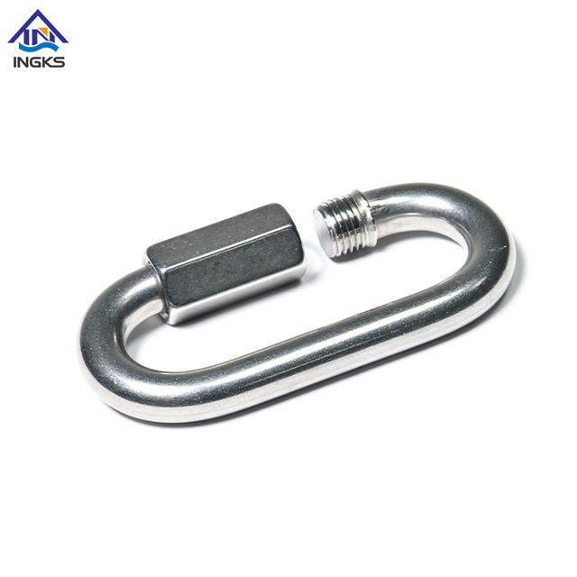 ដែកអ៊ីណុក 304 Round Quick Link ជាមួយនឹង Thread Lock