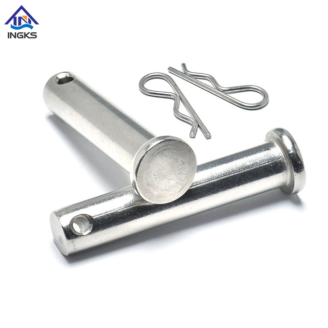Stainless Steel Lock Pin Headed Clevis Pin ມີຮູ