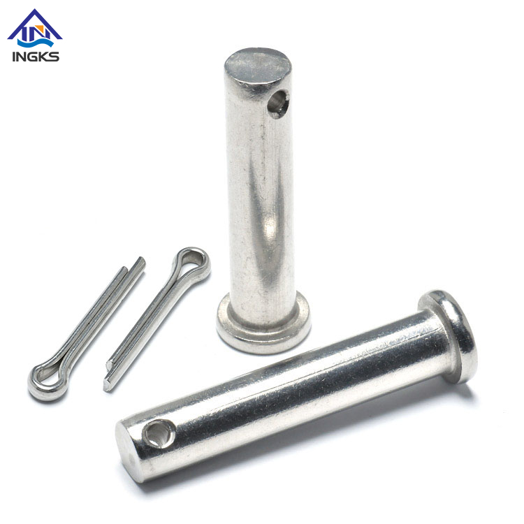 السلامة من الفولاذ المقاوم للصدأ سلامة مسطح رأس واحد دبابيس clevis
