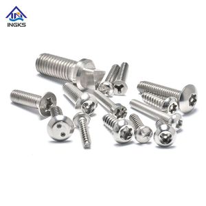 ប៊ូតុង Pan ដែកអ៊ីណុក A2 A4 ក្បាលម៉ាស៊ីន CSK ក្បាលខួង វីសសុវត្ថិភាព
