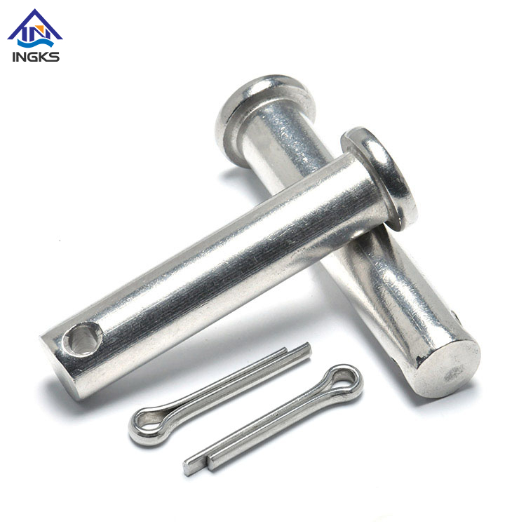 السلامة من الفولاذ المقاوم للصدأ سلامة مسطح رأس واحد دبابيس clevis