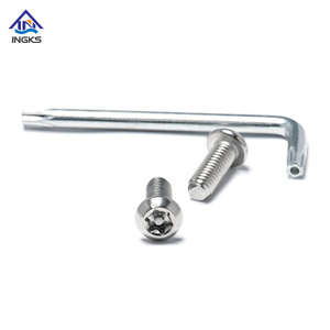 A2 A4 ដែកអ៊ីណុក Torx ជាមួយម្ជុលម្ជុលក្បាលវីស