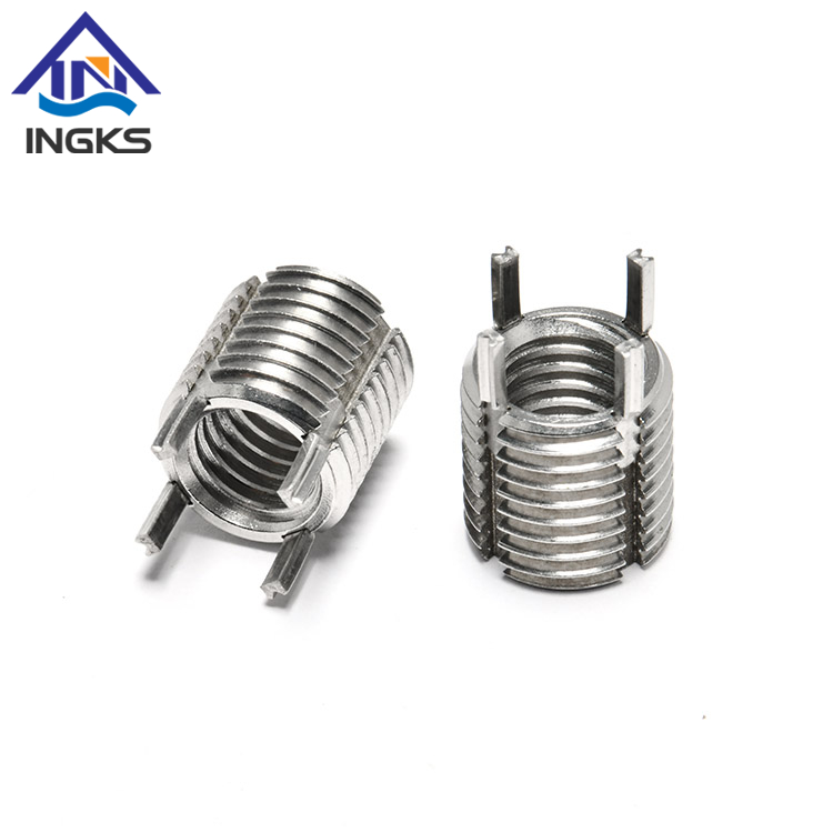 ដែកអ៊ីណុក M2-M24 ចុចគ្រាប់ចុចខ្សែលួស Helicoil ចាក់សោខ្សែស្រឡាយបញ្ចូល 