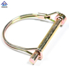 Steel D Type Round Lock Pin Zinc ສີເຫຼືອງ