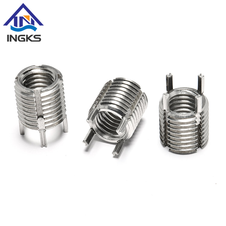 ដែកអ៊ីណុក M2-M24 ចុចគ្រាប់ចុចខ្សែលួស Helicoil ចាក់សោខ្សែស្រឡាយបញ្ចូល 