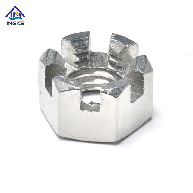 Keluli Tahan Karat 304 316 Nat Istana Heksagon Berslot DIN935 