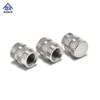 የማይዝግ ብረት ድርብ አልማዝ Knurled ለውዝ አስገባ