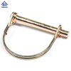 Steel D Type Round Lock Pin Zinc ສີເຫຼືອງ