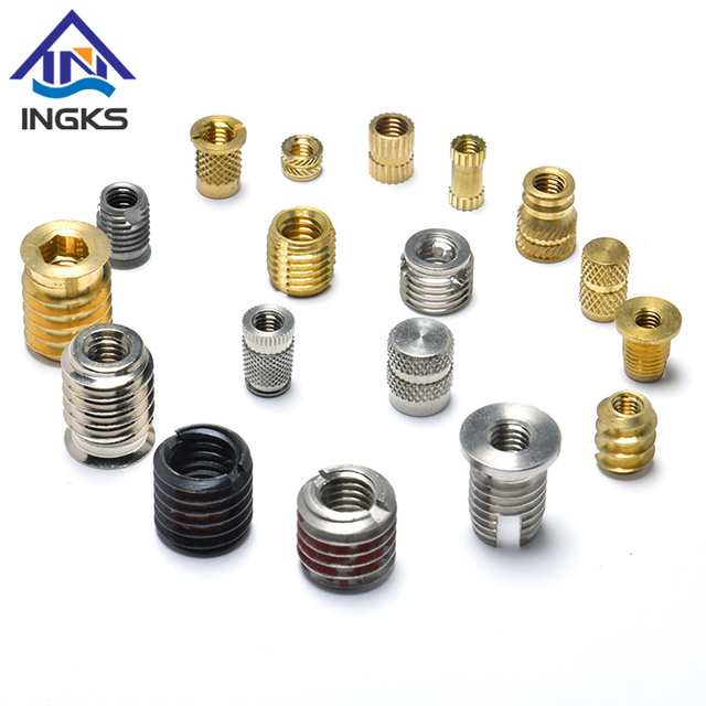 Stainless Steel Brass Hex Socket na May Flange Flat Head na May Slotted Threaded Insert