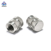ສະແຕນເລດ double Diamond Knurled Insert Nuts