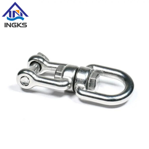 ដែកអ៊ីណុក Rigging Marine Hardware Swivel Ring Rolling Shackle ឧបករណ៍