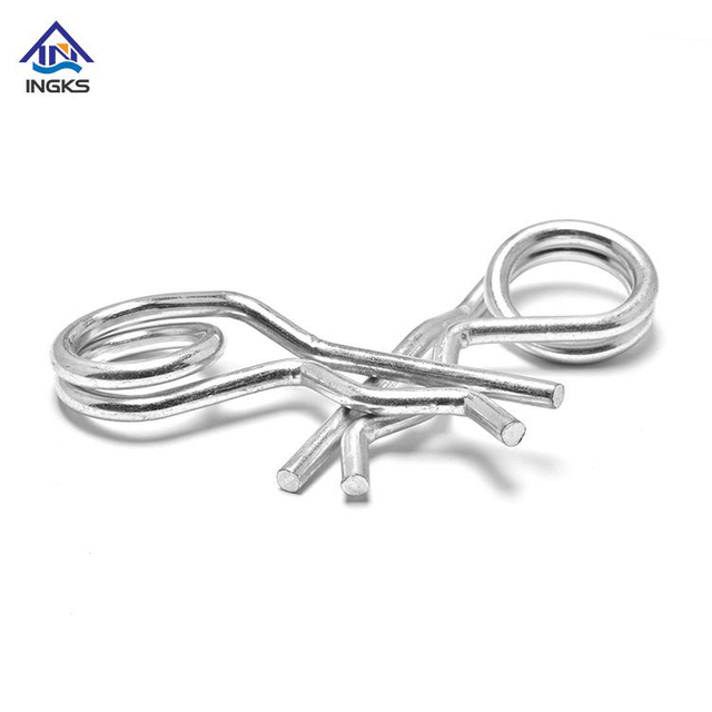 Keselamatan Single Coil (R Type) Spring Cotter Pin