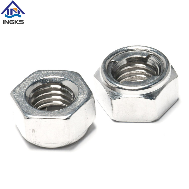 ដែកអ៊ីណុក 304 316 All Metal Prevailling Torque Type Metal Lock Nut
