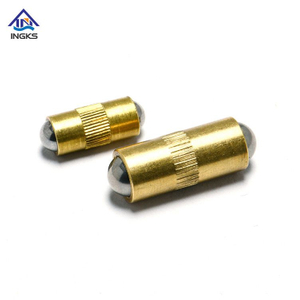 INGKS Knurled Body Double Ended Spring Ball Plunger