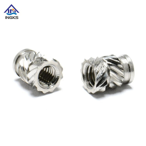 SS304/SS316 Roestvrij staal Dubbele Twill Knurled Insert Nuts