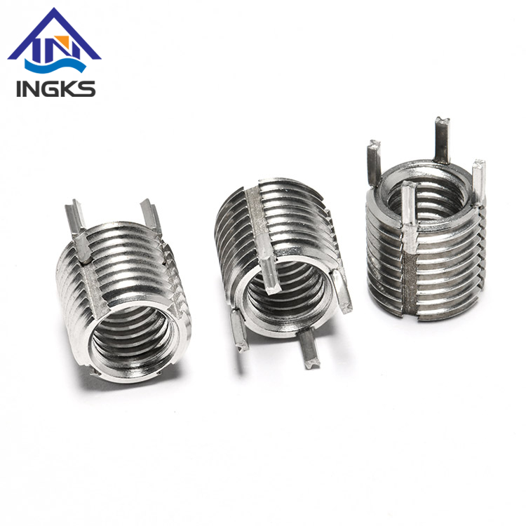 ដែកអ៊ីណុក M2-M24 ចុចគ្រាប់ចុចខ្សែលួស Helicoil ចាក់សោខ្សែស្រឡាយបញ្ចូល 