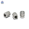 የማይዝግ ብረት ድርብ አልማዝ Knurled ለውዝ አስገባ