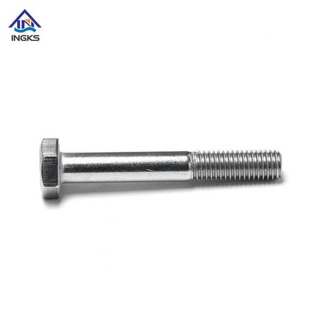 Keluli Tahan Karat Keluli Karbon DIN931/ DIN 933Hex Kepala Bolt Separuh Benang 