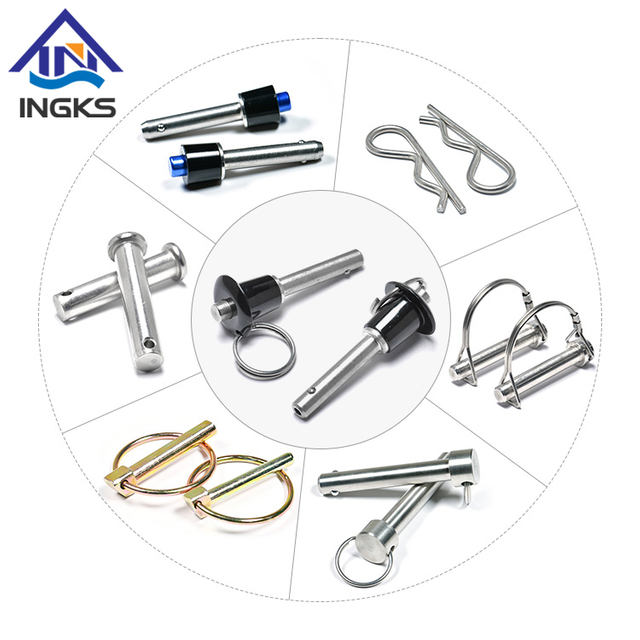 Dowel Coil Split Cotter Clevis Safety Lock Cepat Pin Pelepasan Pantas