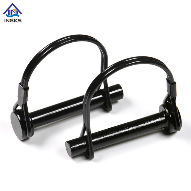 Steel D Type Round Lock Pin ມີສາຍສອງ